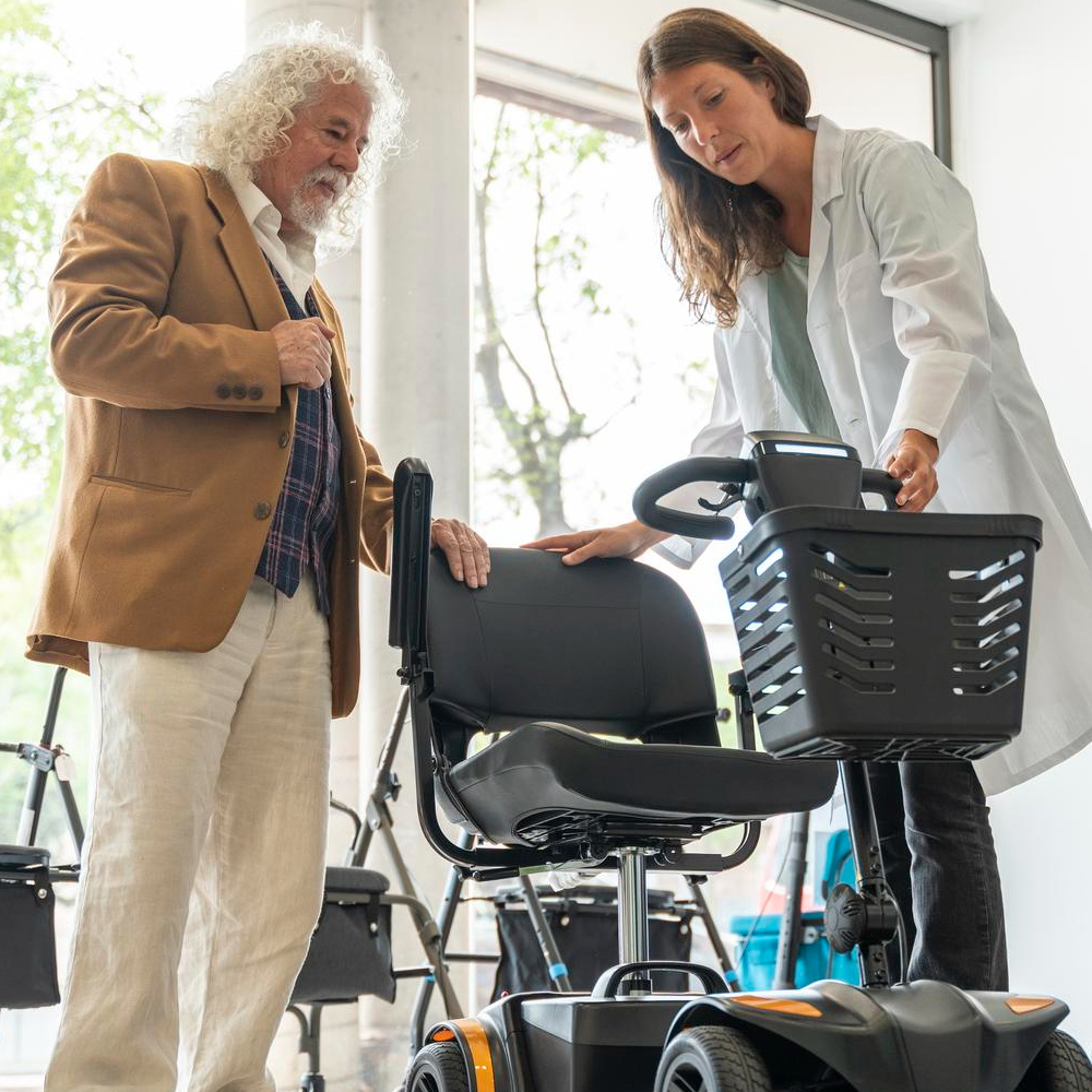 Mobility scooter showroom